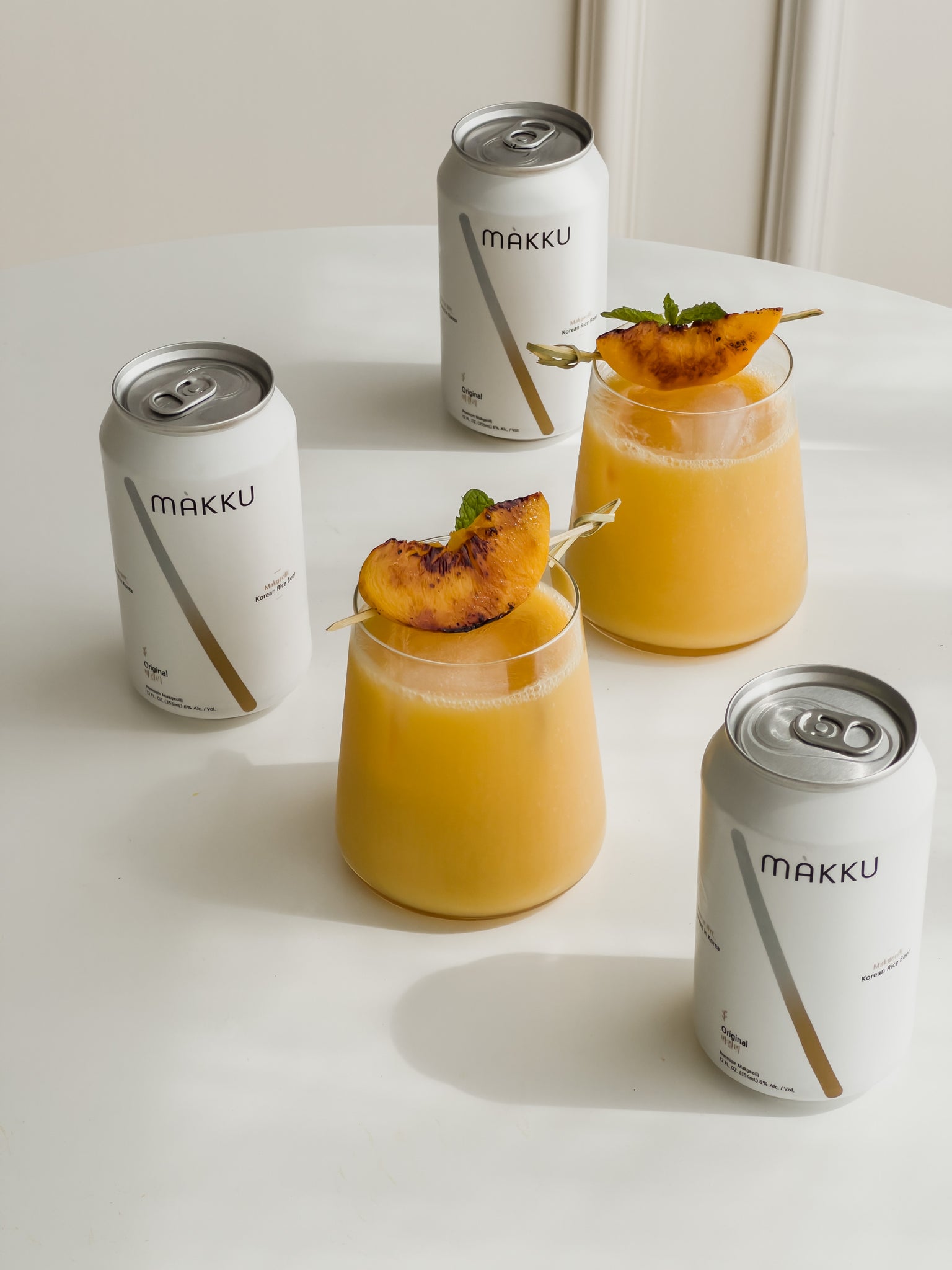 Frozen Peach Makgeolli